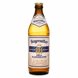 Байройтер Хель Безалкогольное - Bayreuther Hell Alkoholfrei 0,5