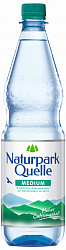 Натюрпарк Квелли Медиум - Naturparkquelle Mineralwasser Medium, 1,0л ПЭТ